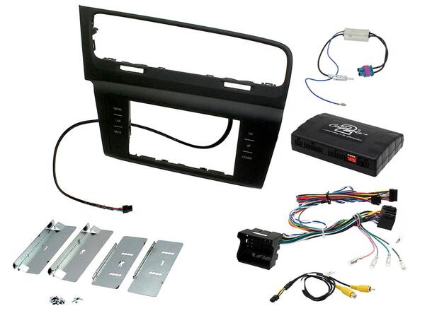 Connects2 Komplett monteringskit 2-DIN Golf (2013 - 2019) (Korte headunits)